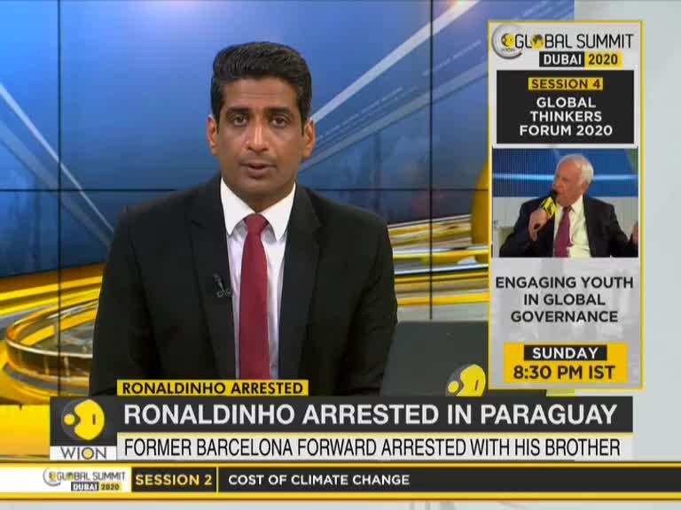 Former Brazilian soccer legend Ronaldinho arrested under fake passport claims in Paraguay