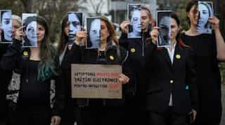 Women's rights activists attacked then detained in Kyrgyzstan