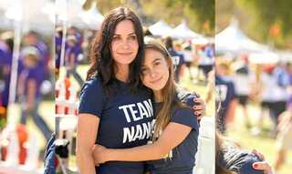 Courteney Cox plays piano as daughter Coco Arquette sings cover of Demi Lovato