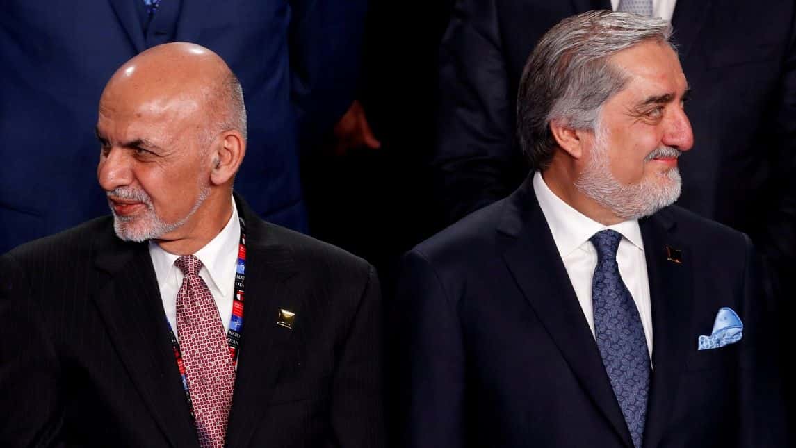 Two of the tallest leaders in Afghanistan are at loggerheads with each other