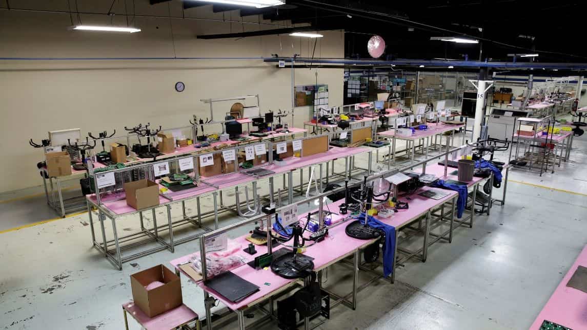 Empty work space at NDP Technology