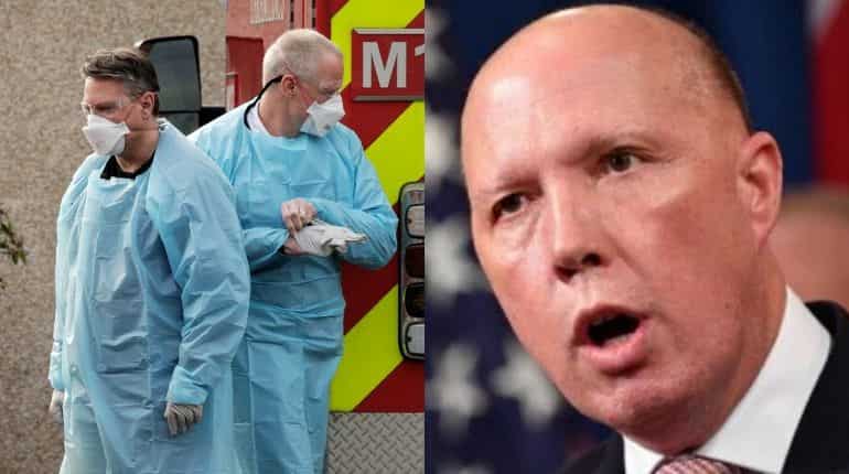 Australian Home Affairs Minister Peter Dutton tested positive for coronavirus Australian Home Affairs Minister Peter Dutton tested positive for coronavirus