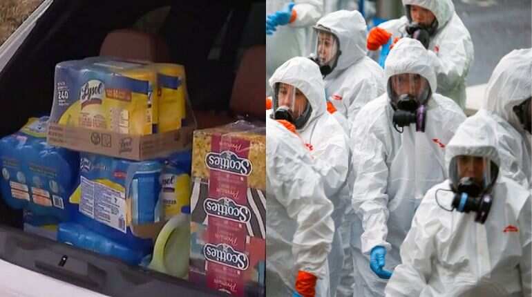 Coronavirus pandemic: Couple earns $72,000 by selling disinfectants for four times of original price Coronavirus pandemic: Couple earns $72,000 by selling disinfectants for four times of original price