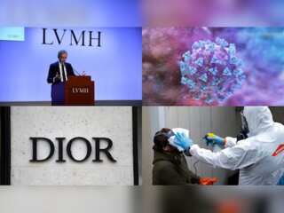 What are famous French luxury brands doing to combat coronavirus?