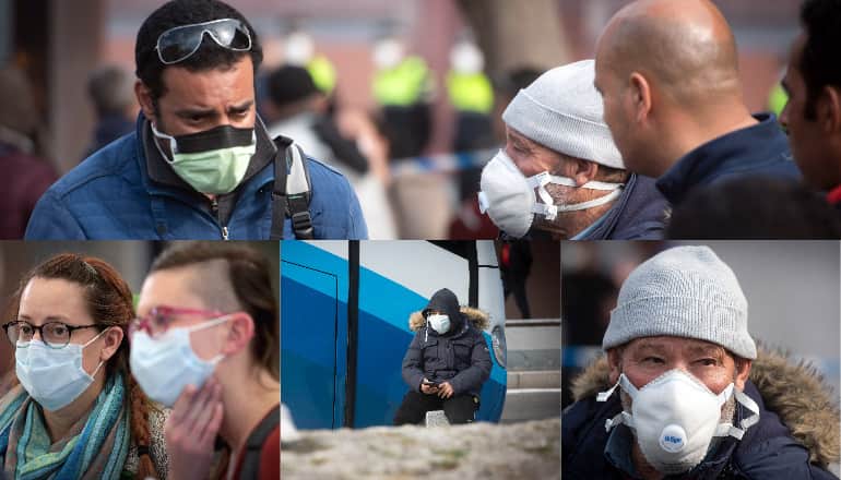 Was coronavirus spreading in Europe in March 2019?