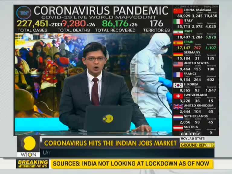 Coronavirus hitting the Indian market jobs: Causes layoffs and closures