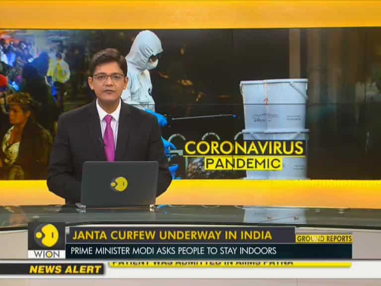 India underway voluntary lockdown 'Janata Curfew' for 14 hrs