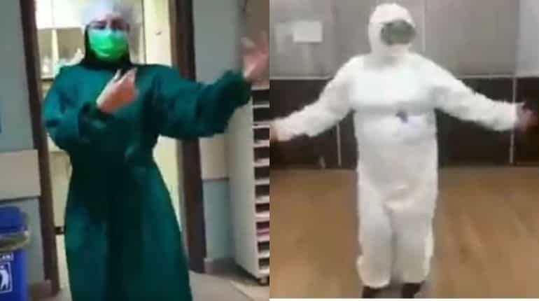 COVID-19: Doctors, nurses and service delivery men take up dancing, music to lift their spirits up at work