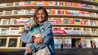 Britain's youngest to-be Olympian Sky Brown sends special message to fans as Olympics gets postponed