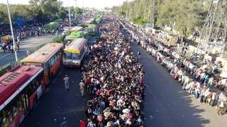Is India experiencing a humanitarian crisis alongside the coronavirus pandemic?