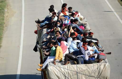 Migrants returning home forced to stay in schools and farms outside villages 