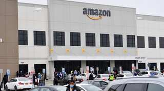 Amazon workers stage walkout demanding better protective measures against killer virus in NYC