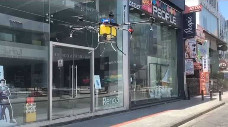Bengaluru uses drones to disinfect the city