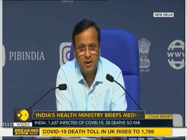 '1,637 infected, 38 deaths so far of COVID-19' briefs Health Ministry
