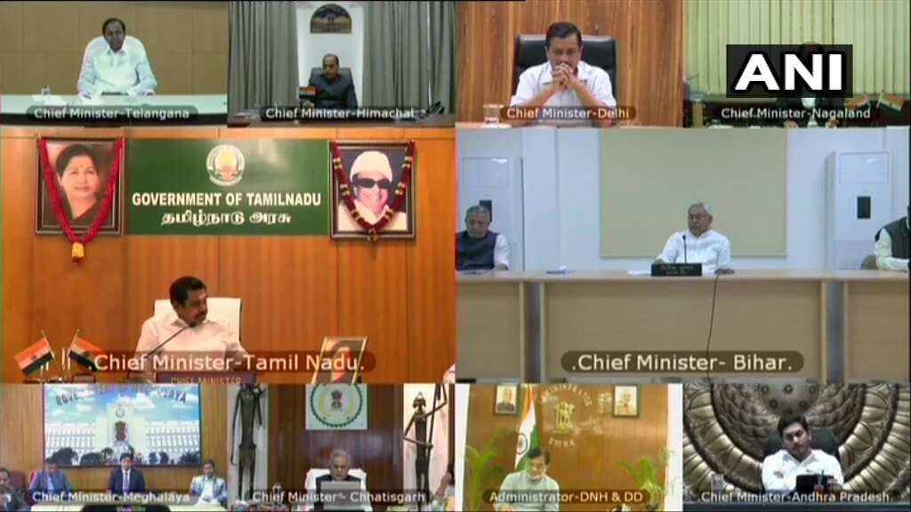 PM Modi holds video conference with chief ministers over coronavirus PM Modi holds video conference with chief ministers over coronavirus