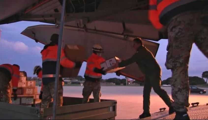 Russia sends masks and medical equipment to US to fight COVID-19