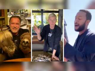 Cooking, washing, doing dishes: How celebrities have become more relatable in times of self-isolation