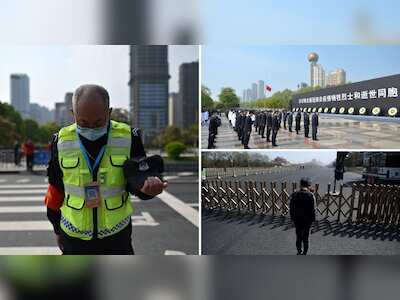 China comes to a standstill in memory of coronavirus victims and 'martyrs'