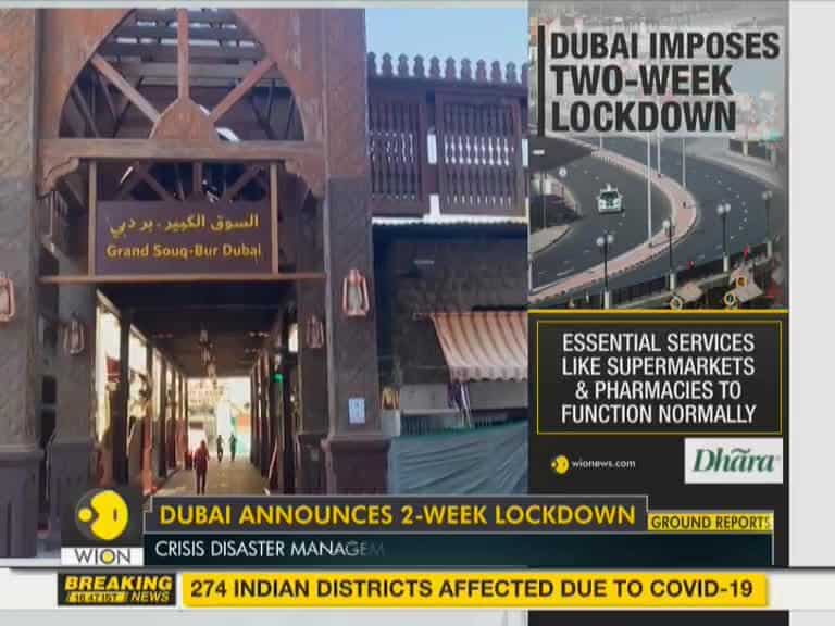 Dubai goes under 2-week lockdown after a night of curfew