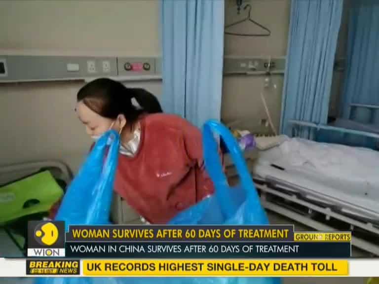 Woman tested positive for COVID-19 in China, survives after 60 days treatment