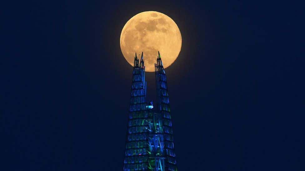 Pink moon: Biggest supermoon of 2020 illuminates the sky