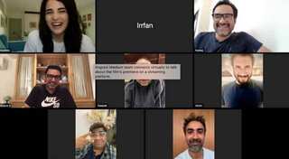 'Angrezi Medium' cast including Irrfan Khan have fun watching film as it premieres online