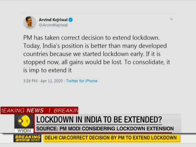 Source: PM Modi considering lockdown extension in India, after video conferencing with Chief Ministers