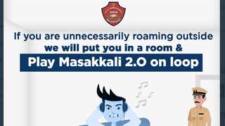 Jaipur cops warn lockdown violaters they will face the music: 'Masakali 2.0' on loop