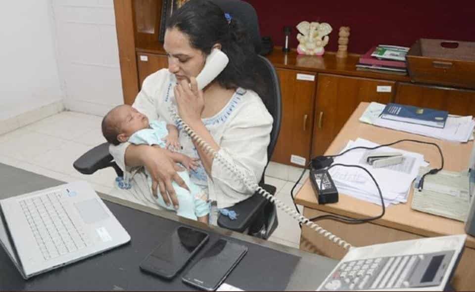 Andhra Pradesh IAS officer returns to work a month after giving birth Andhra Pradesh IAS officer returns to work a month after giving birth