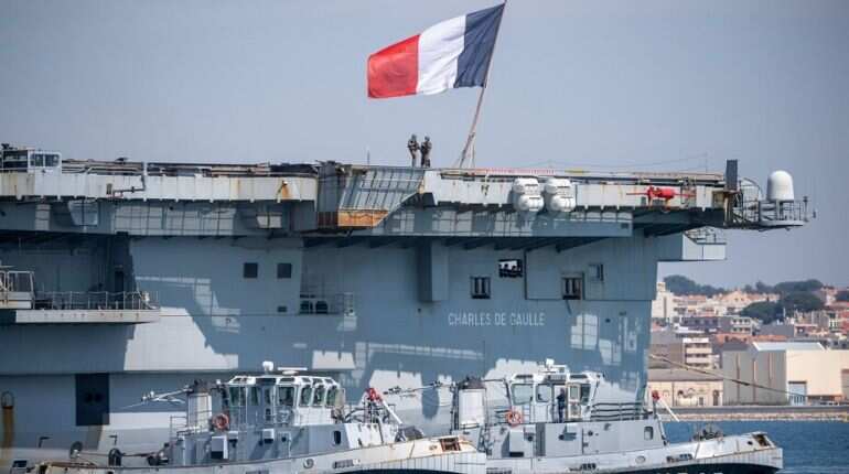Hundreds test positive to COVID-19 on French aircraft carrier