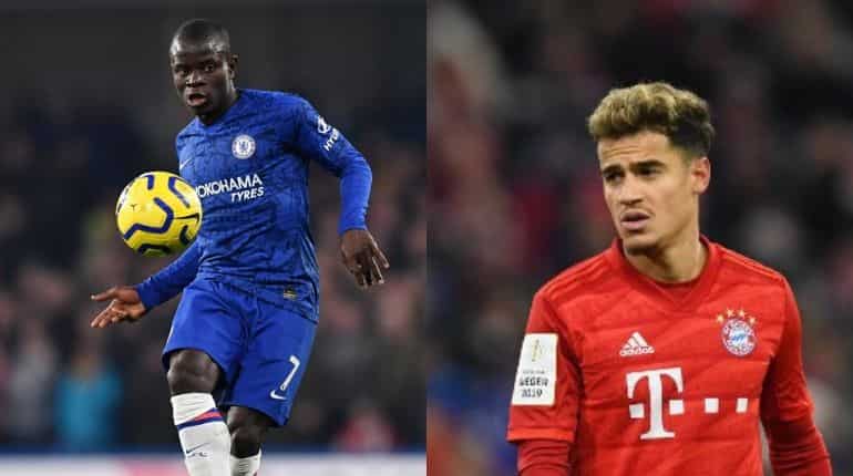 N'Golo Kante and Philippe Coutinho