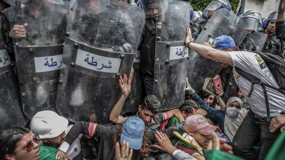 #3 Algeria's anti-government demonstration
