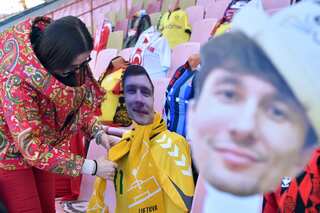 Fans and dummies: How Belarus is conducting live football matches amid COVID-19 pandemic