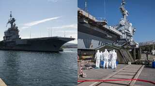 Half of sailors in Charles de Gaulle aircraft carrier coronavirus positive: French defence ministry