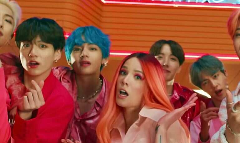 With 'Boy With Luv' featuring Halsey, BTS becomes fastest K-pop group to reach 750 million views