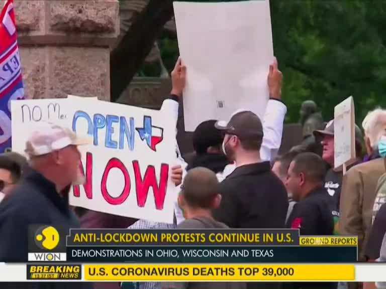 Anti-lockdown protests in US, protesters demand economic reopening