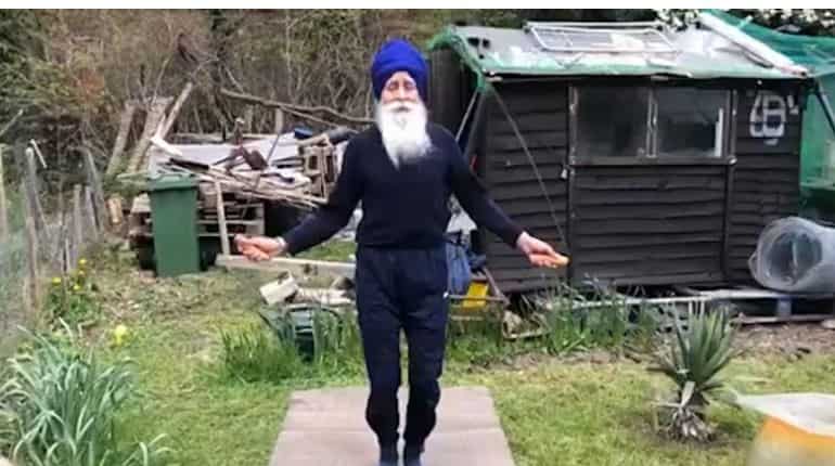 73-year-old Indian origin man skips to raise money to combat COVID-19 crisis 73-year-old Indian origin man skips to raise money to combat COVID-19 crisis