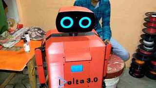 Innovation in times of coronavirus: Robot dispenses sanitiser at Bulandshahr collectorate