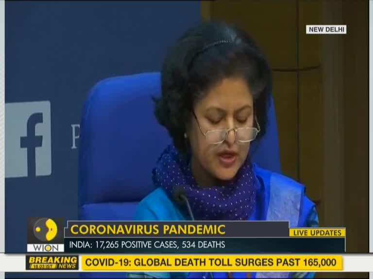 India: Officials of concerned ministries brief media over COVID-19 infection so far | April 20, 2020