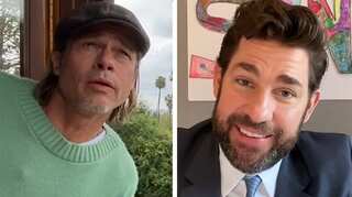 Brad Pitt turns weatherman for John Krasinski's show 'Some Good News'
