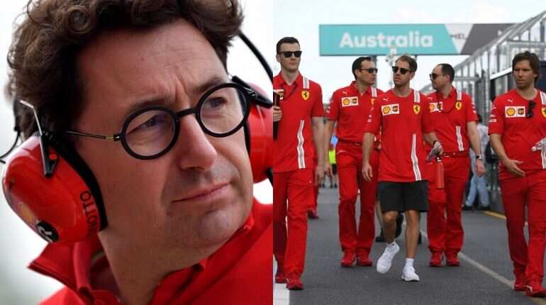 Principal of Scuderia Mattia Binotto threatens Ferrari will quit Formula One over COVID-19 cancellations