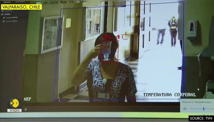 Chilean hospital installs thermal cameras to screen for fever amid coronavirus fears