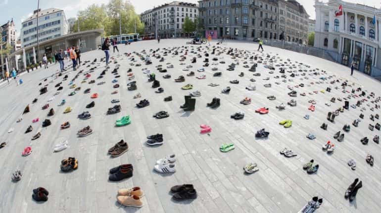 Desert of boots