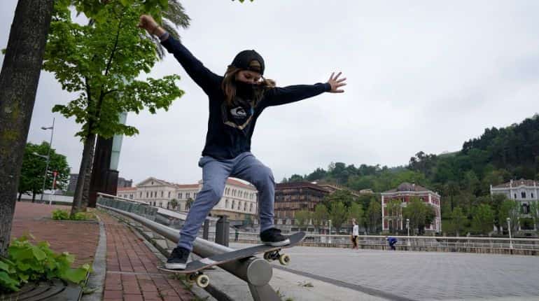 Skating through lockdown!