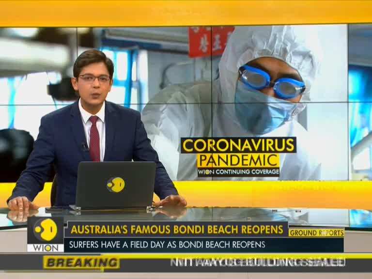 This is how Bondi beach looks like today in Australia
