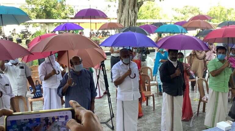 One man one umbrella, Kerala's village finds a unique way to promote social distancing