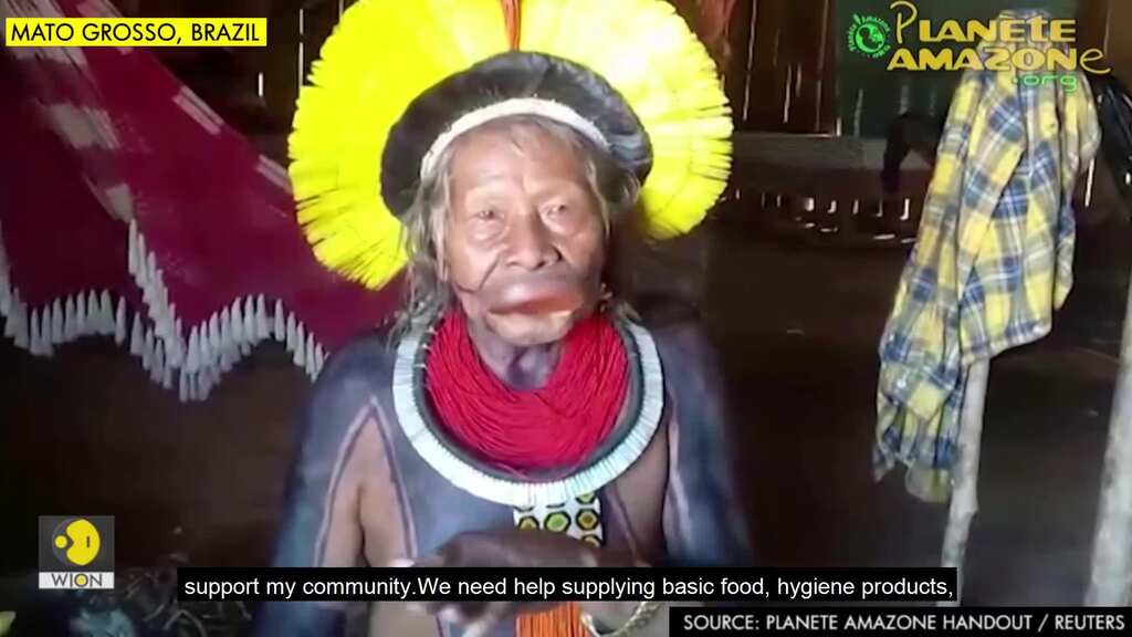 Brazil's indigenous chief Raoni pleads for financial during COVID-19 crisis