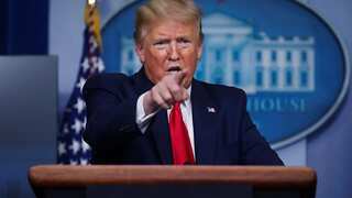 Trump lashes out at New York mayor, Black Lives Matter leader