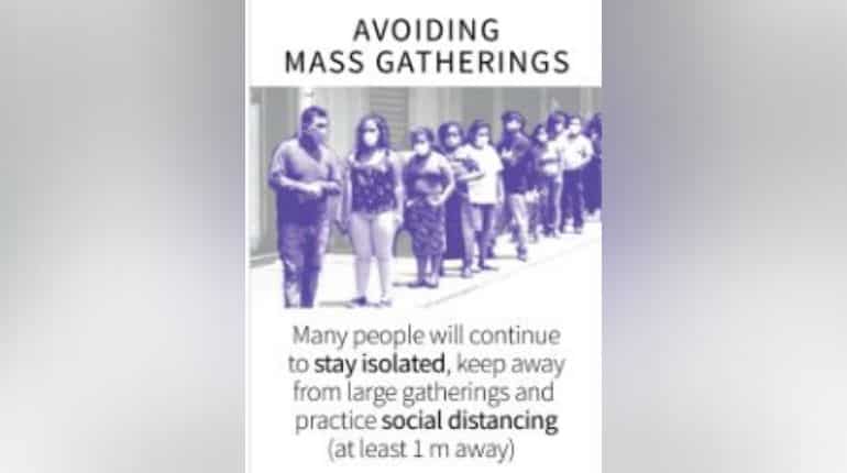 Avoid mass gatherings