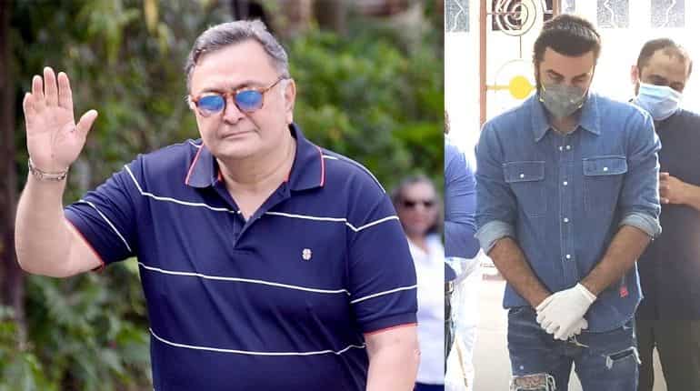 Rishi Kapoor cremated in Mumbai, son Ranbir Kapoor performs last rites Rishi Kapoor cremated in Mumbai, son Ranbir Kapoor performs last rites